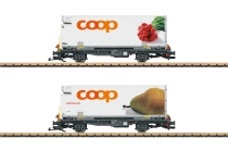 LGB 45889 - G - 2-tlg. Set Containertragwagen coop, Ep. VI
